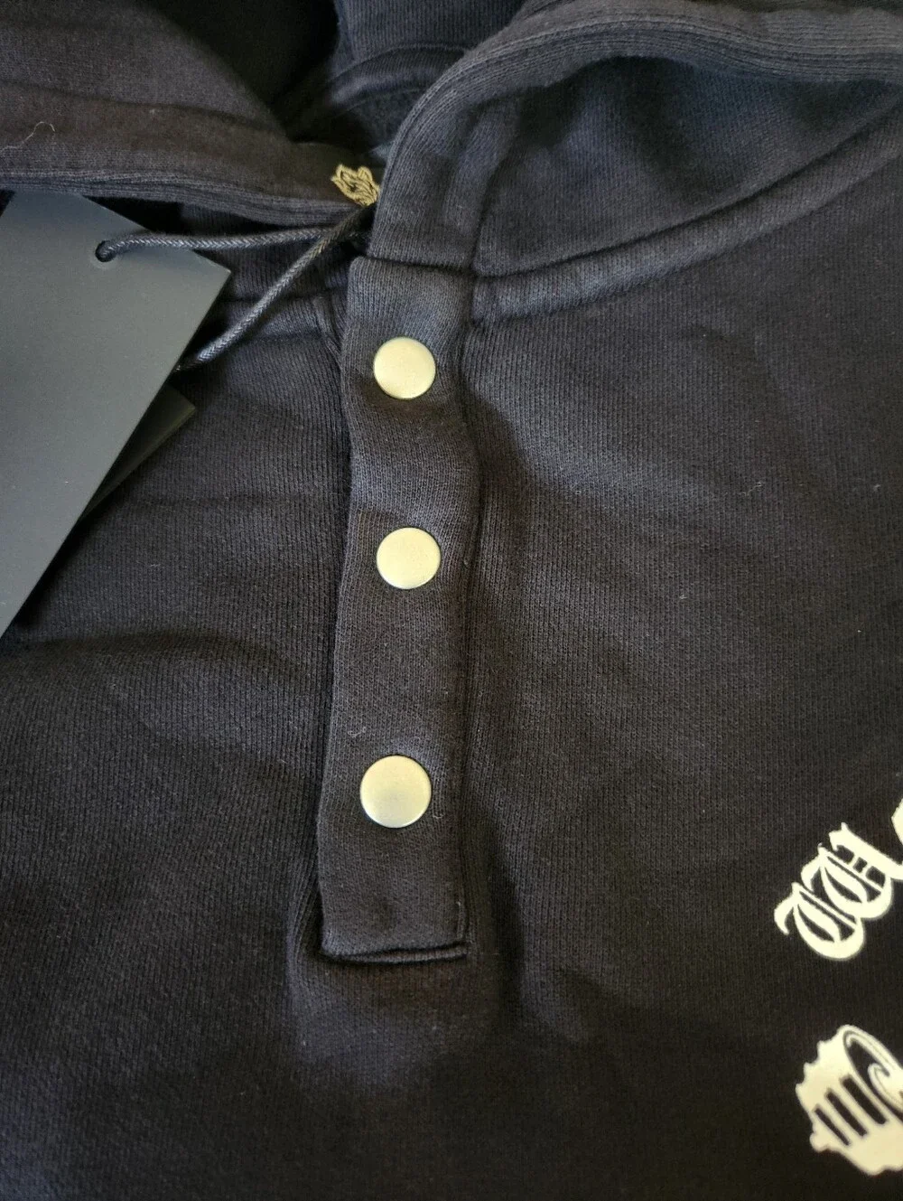 Darc Sport Mori 2024 Lemmy Snap Placket Hoodie L NWT 474/1000 Black